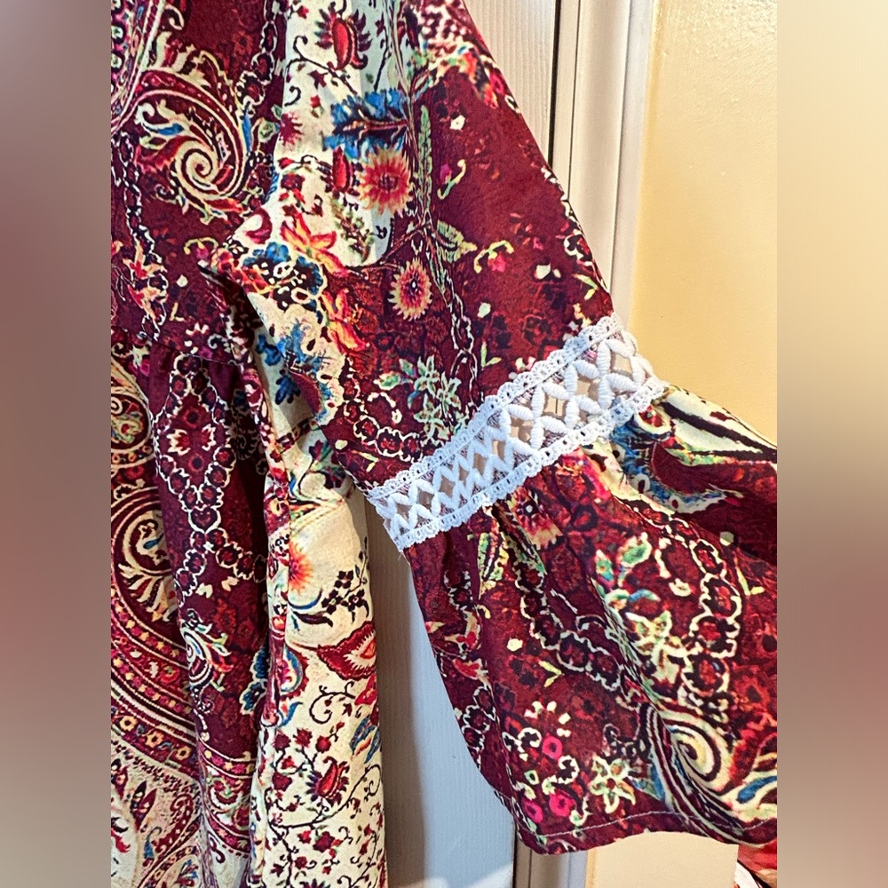 Beautiful Boho Dress Size 12 EUC - Picture 2 of 9